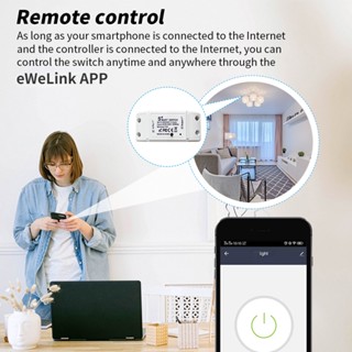 Ewelink Wifi Smart Switch Wireless Switch Support Ewelink App Support Alexa Google Home Voice