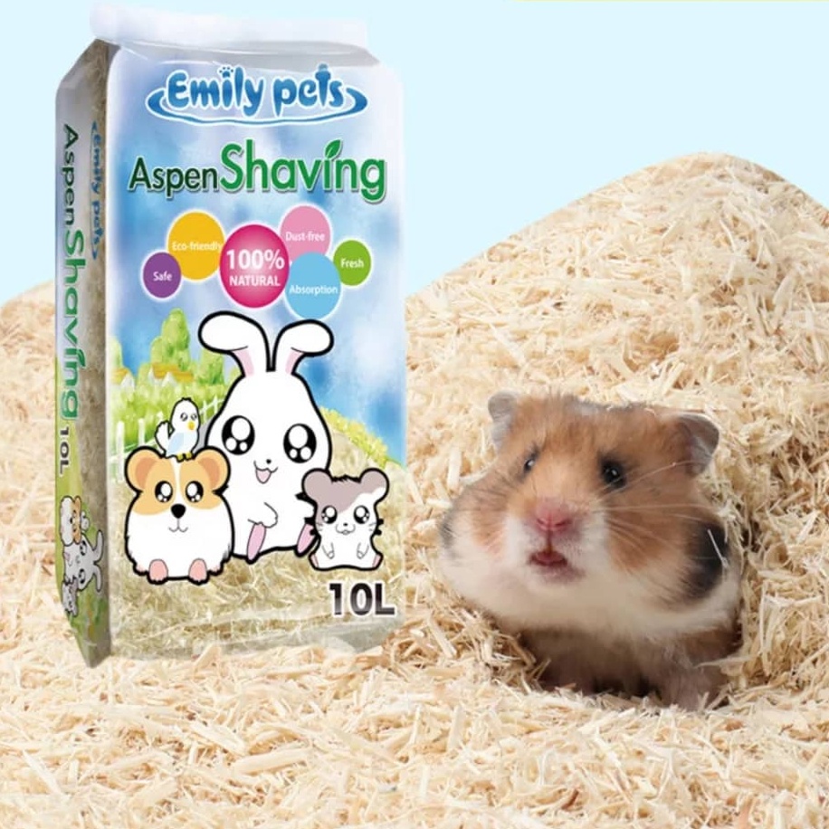 Emily Pets Aspen Wood Shaving hamster aspen bedding small pet bedding