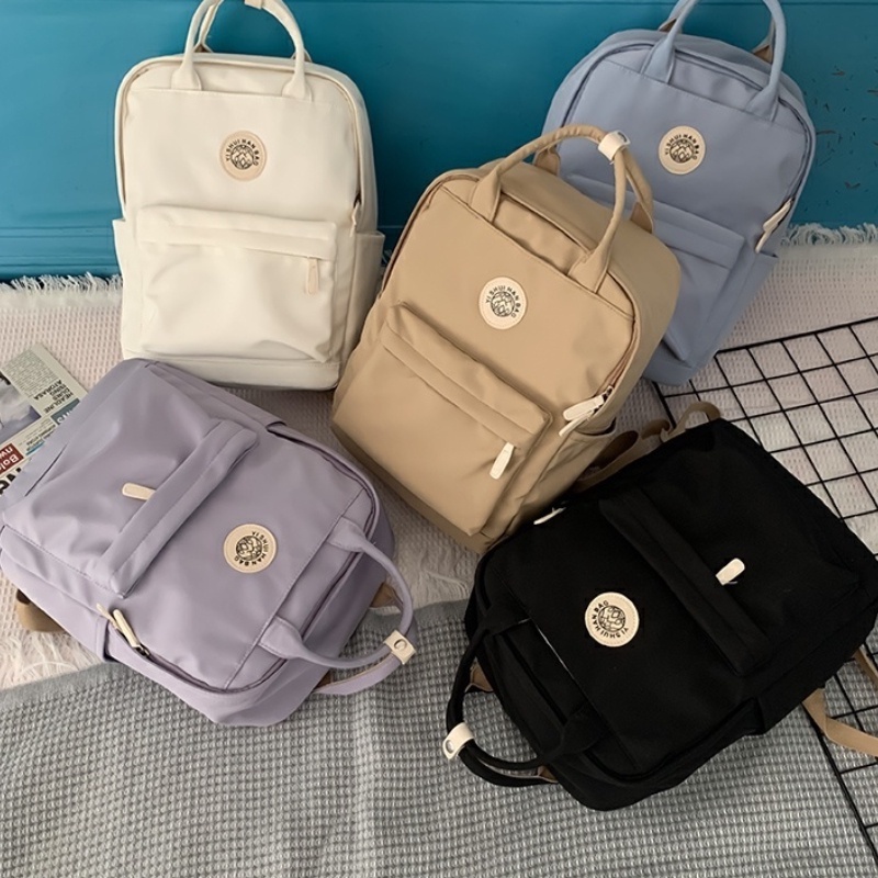 Female Korean Version of Ins Ancient Sense Campus Backpack Forest Retro ...