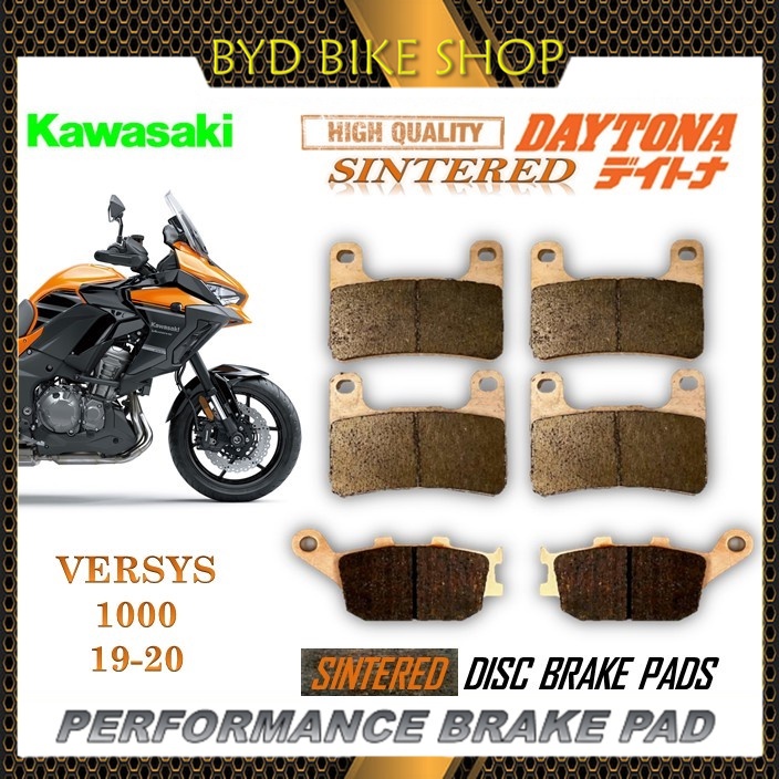 KAWASAKI VERSYS 1000 19-20 BRAKE PADS SINTERED LONG LIFE TOP QUALITY ...