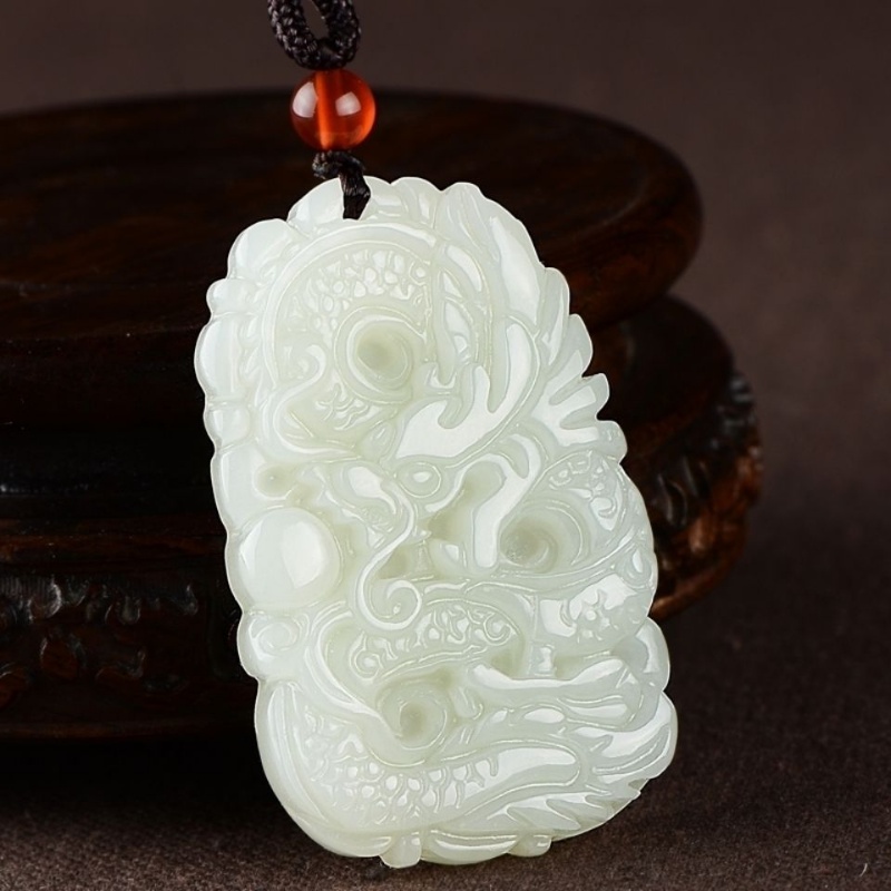 Dragon Pendant Chinese Zodiac Jade Pendant Is A Dragon Jade Yu Pei ...