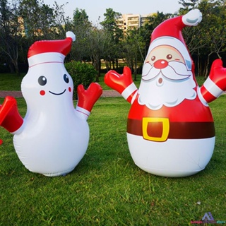 7 FT Christmas Inflatables Giant Snowman Outdoor Decorations, Blow up Snow  Man Yard Decor Built-in Bright LED Light Wear Magic Hat, Weatherproof