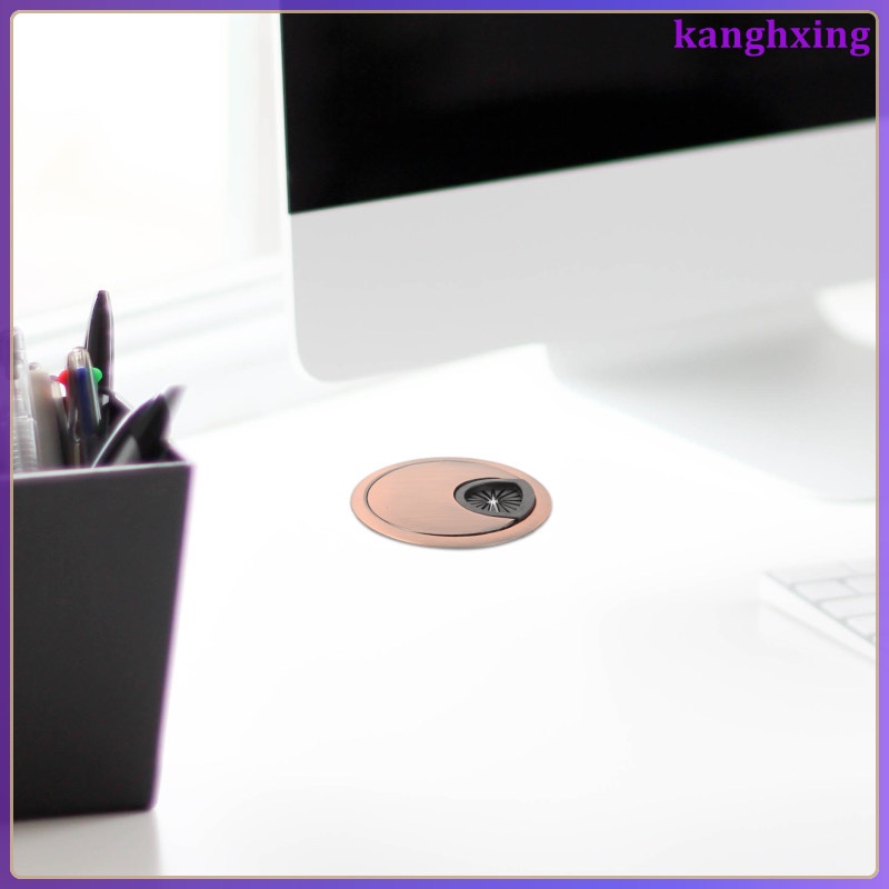 Wire Hole Cover Furniture Cable Desk Grommet Metal Grommets Alloy