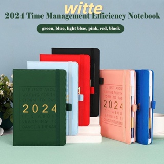Printed B5 PU Diary Book A4 Leather Monthly Planner 2024 Daily Agenda -  China 2021 Notebook, A4 Planner