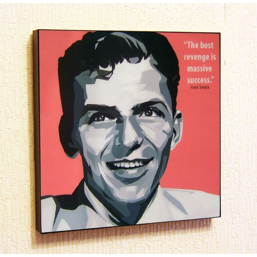 Frank Sinatra Poster POP Art Print Painting on Canvas Motivational ...