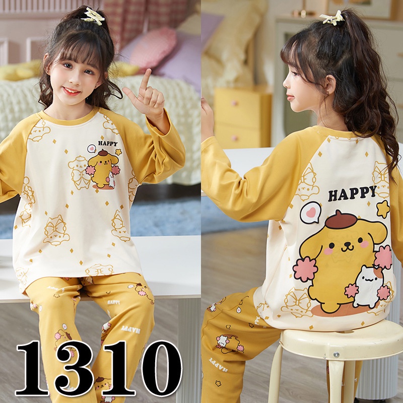 Pyjamas Baby Girl Pyjamas Cute Kuromi Melody Kids Nightwear Sleepwear Pajamas Set Kids Pyjama