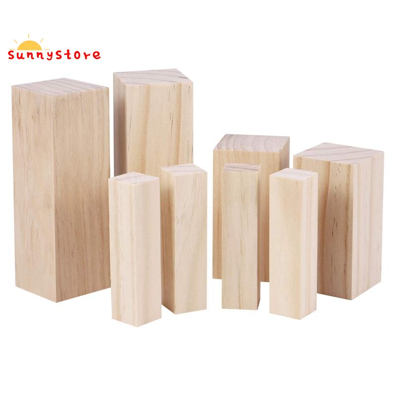 10x Premium Basswood Wood Carving Blocks Kit - Whittling Blanks Beginners  Soft Wood Carving Block Set, Hobby