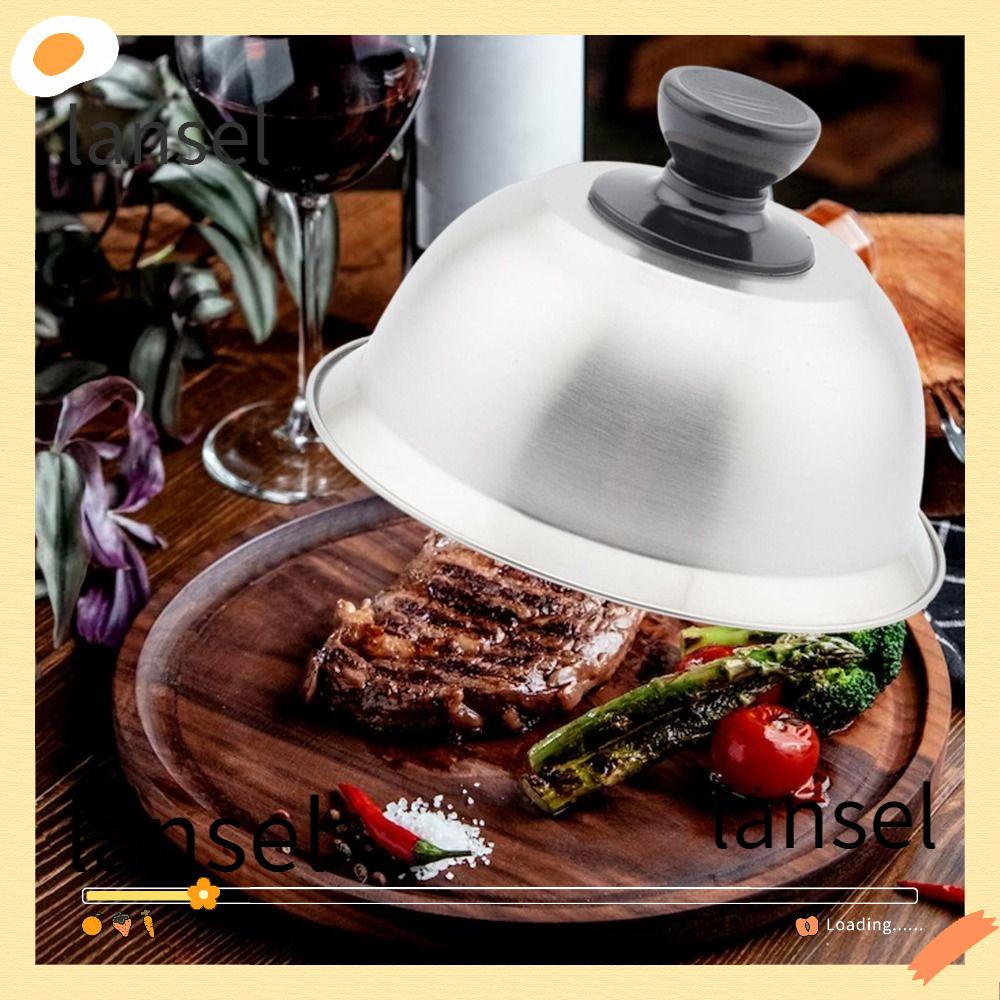 LA Frying Pan Covers, Stainless Steel Sandwiches Steak Round Pot Lids