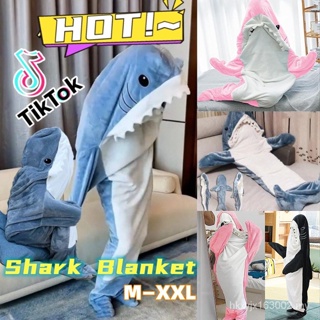 Pajamas Cartoon Shark Sleeping Bag Shark Blanket Wearable Blanket