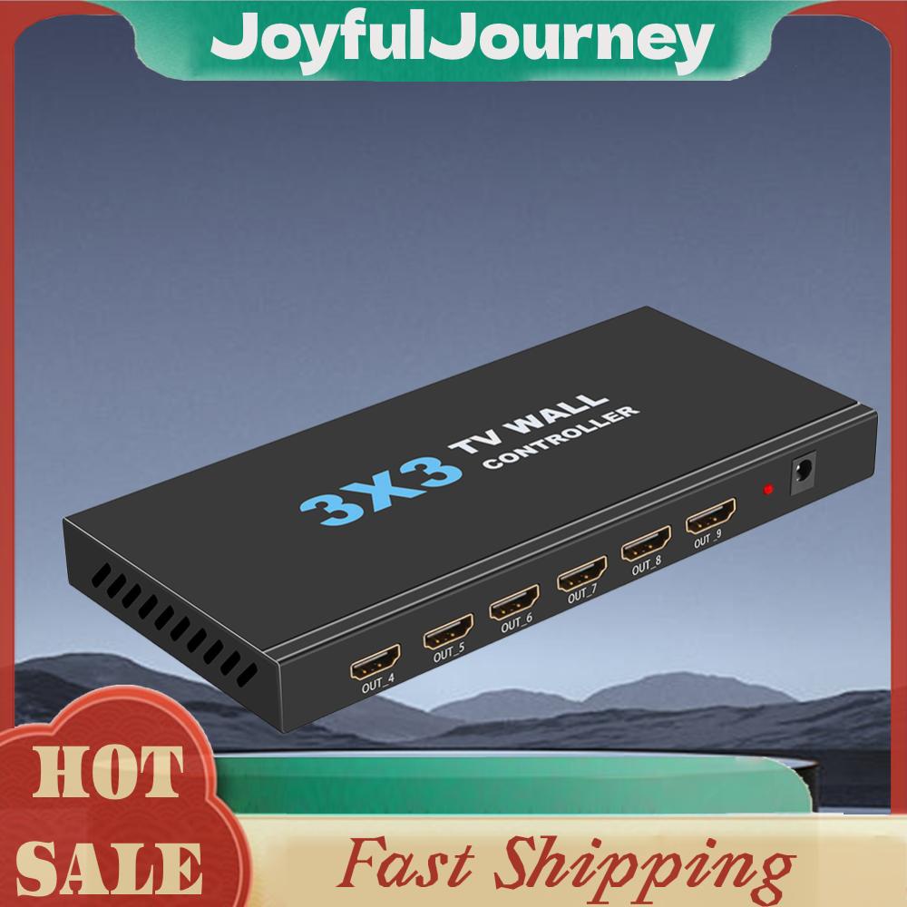 HDMI Splicer 3x3 HDMI Video Wall Splicer Controller – UltraHD 4K ...