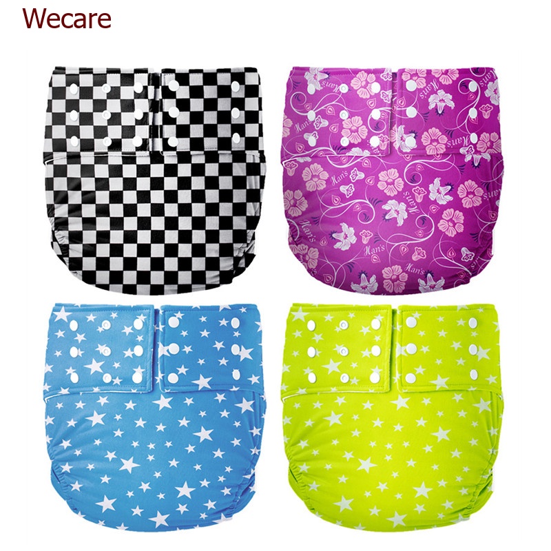 Adjustable, Washable, Reusable Cloth Diapers for Adult