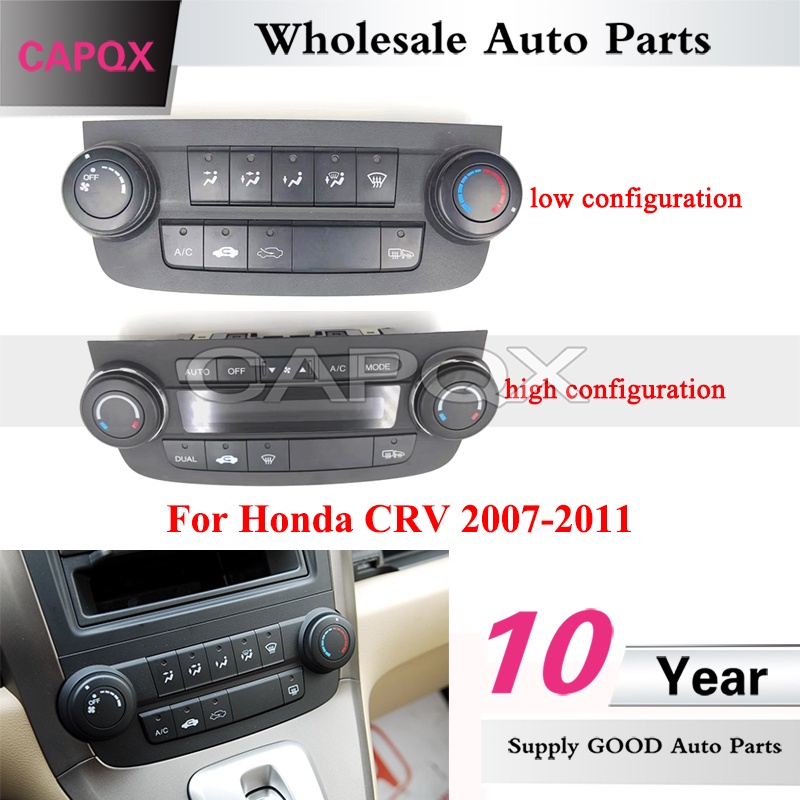 CAPQX Used Air Conditioner Switch Panel For Honda CRV 20072011 A/C