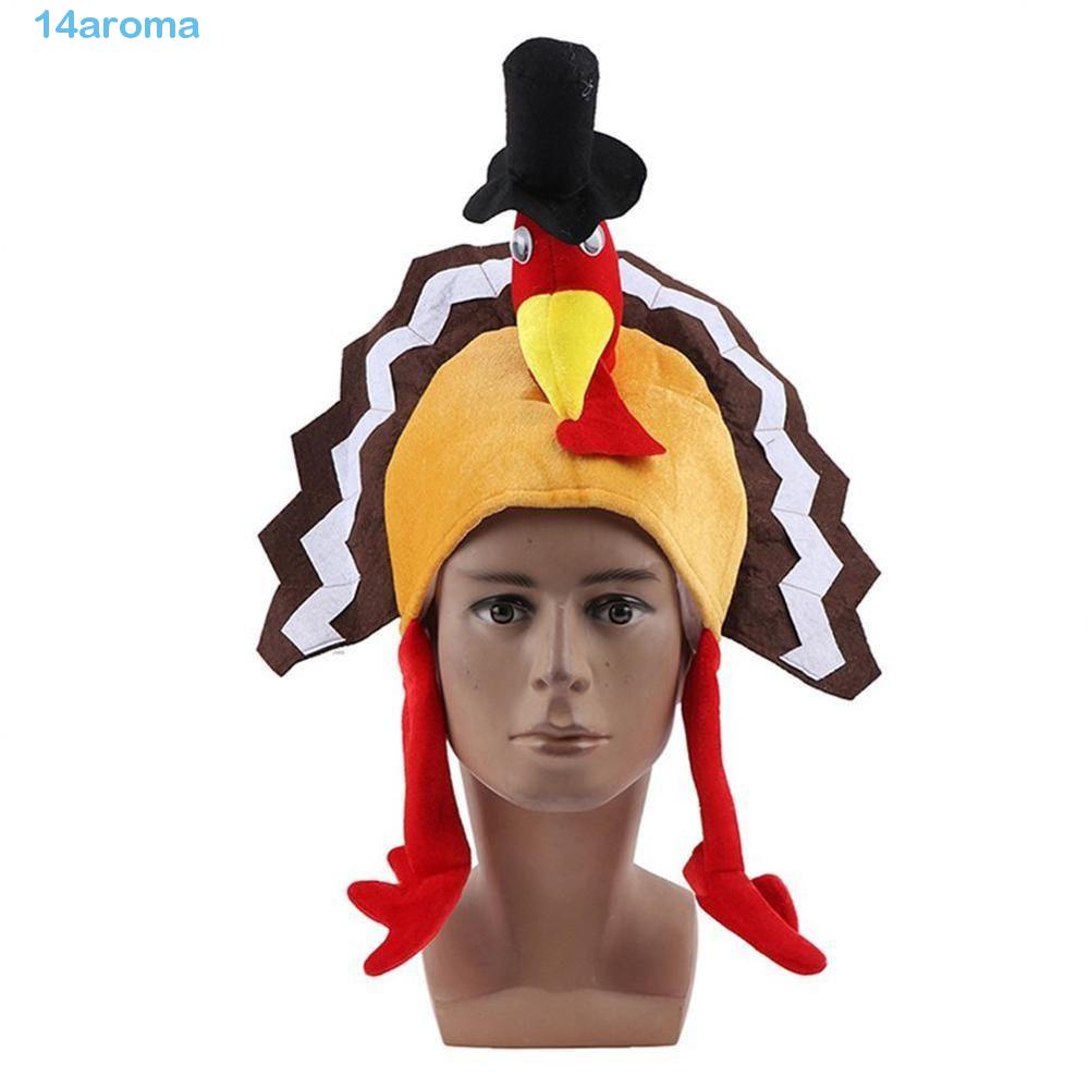 AROMA Turkey Hat Adults Funny Carnival Party Hat Thanksgiving Themed ...