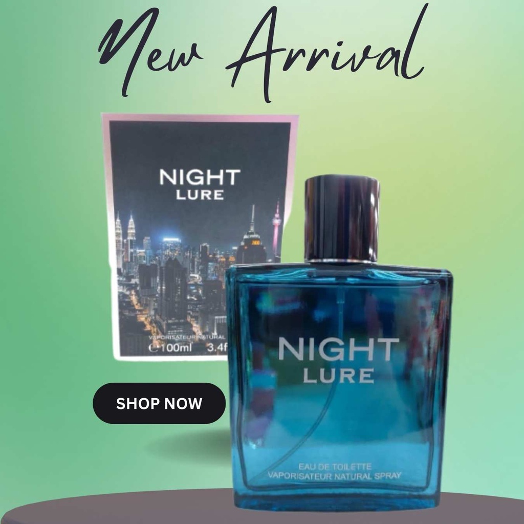 NIGHT LURIEDT PERFUME Vaporisateur Natural Spray 100ml Unisex Shopee