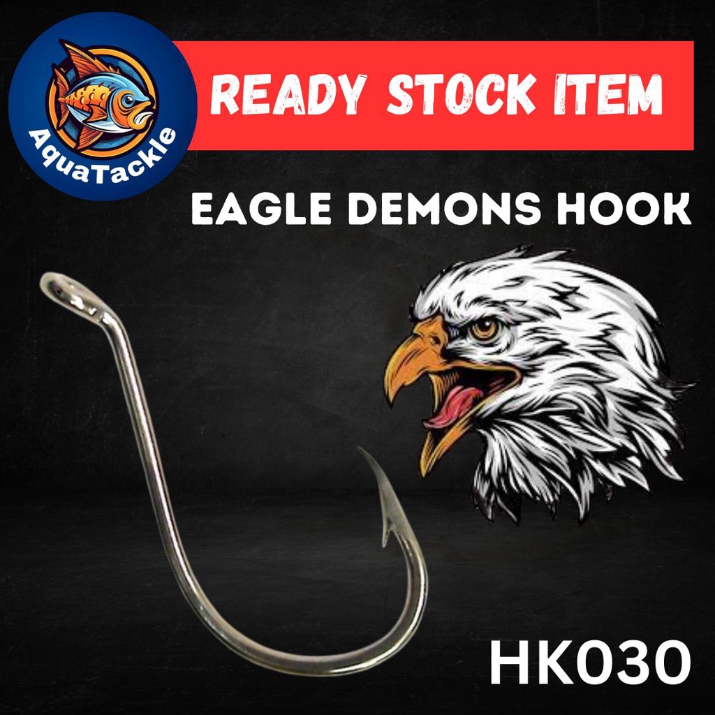 AquaTackle - 【HK030】10pcs MataKail Umpan Hidup Eagle Demons Suicide ...