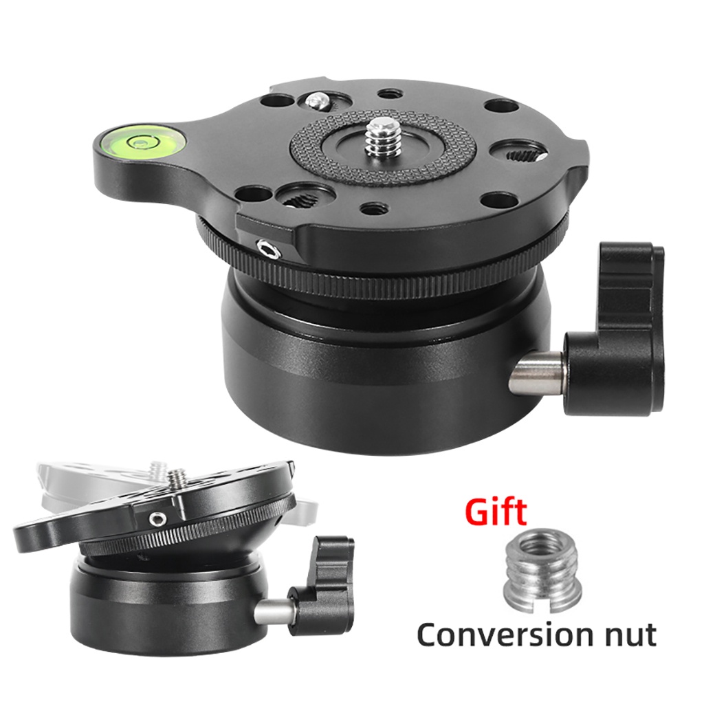 Bgning Dy-60n Aluminum Cnc Tripod Head Leveling Base Leveler Adjustable 