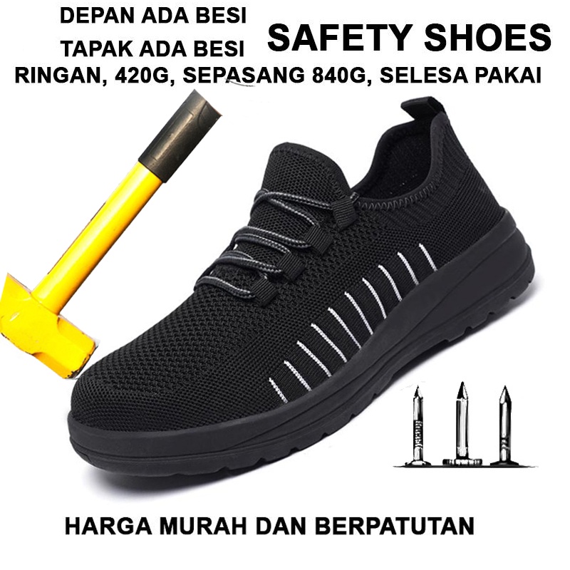 SAFETY SHOES RINGAN DAN SELESA TAHUN 2024. STOCKS BARU SAMPAI. CODE 617
