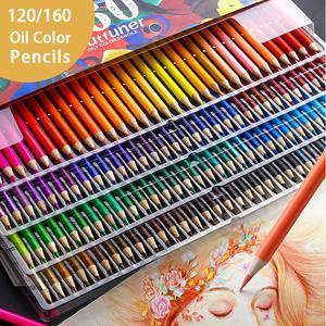 Watercolor Drawing Pencil 48/72/120/160/180/260 Professional Oil Color ...