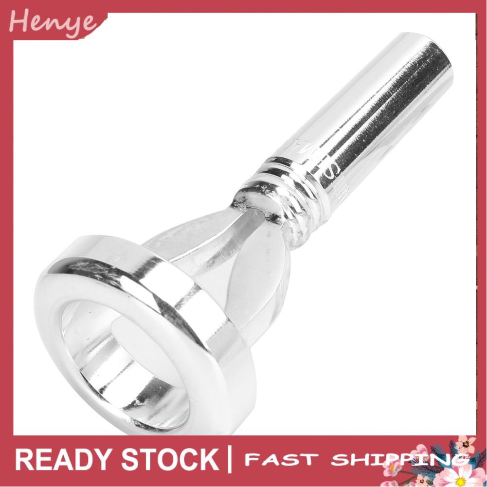 Henye Trombone Mouthpiece Trainer Mouth Strength Cooper and Silver