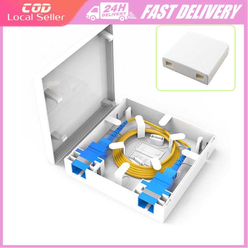 FTTH 2 ports Fiber Optic Terminal Box/Junction Box/Fiber Wall Box/fiber