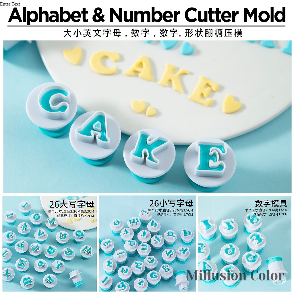 Alphabet hotsell fondant molds