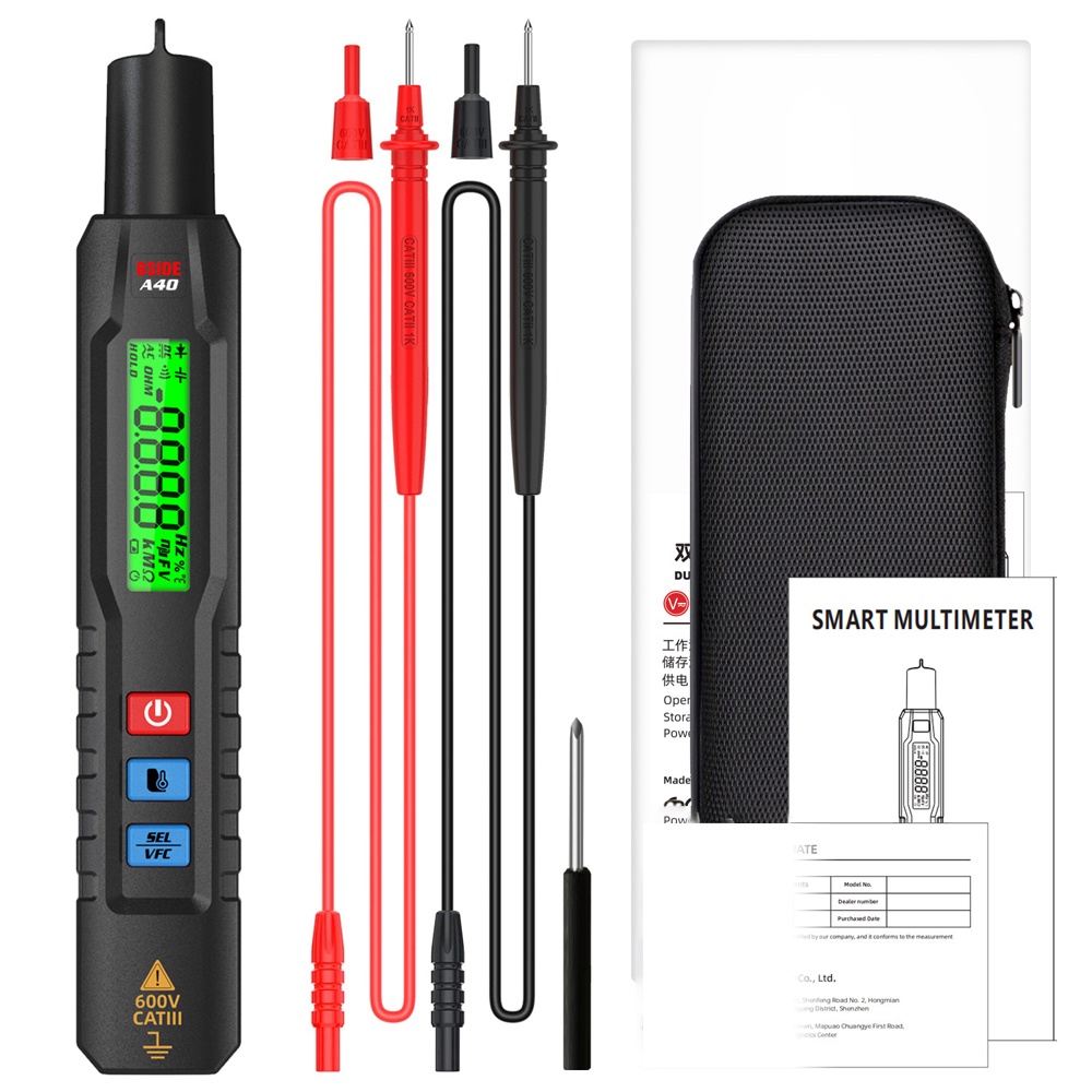 HSTT Digital Multimeter Professional Voltage Resistance Frequency ...