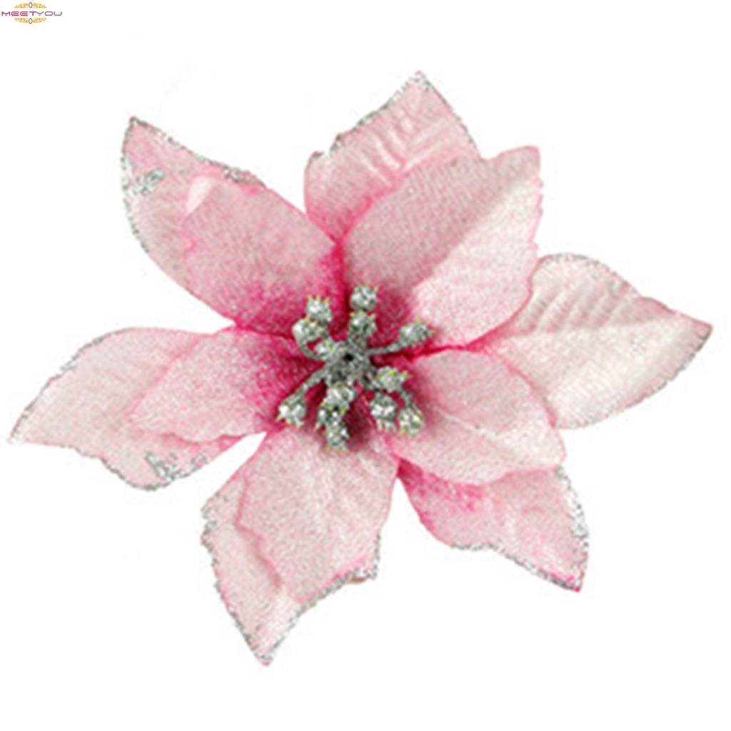 Decorative Christmas Flower Stems Decorative Tree Ornaments Artificial