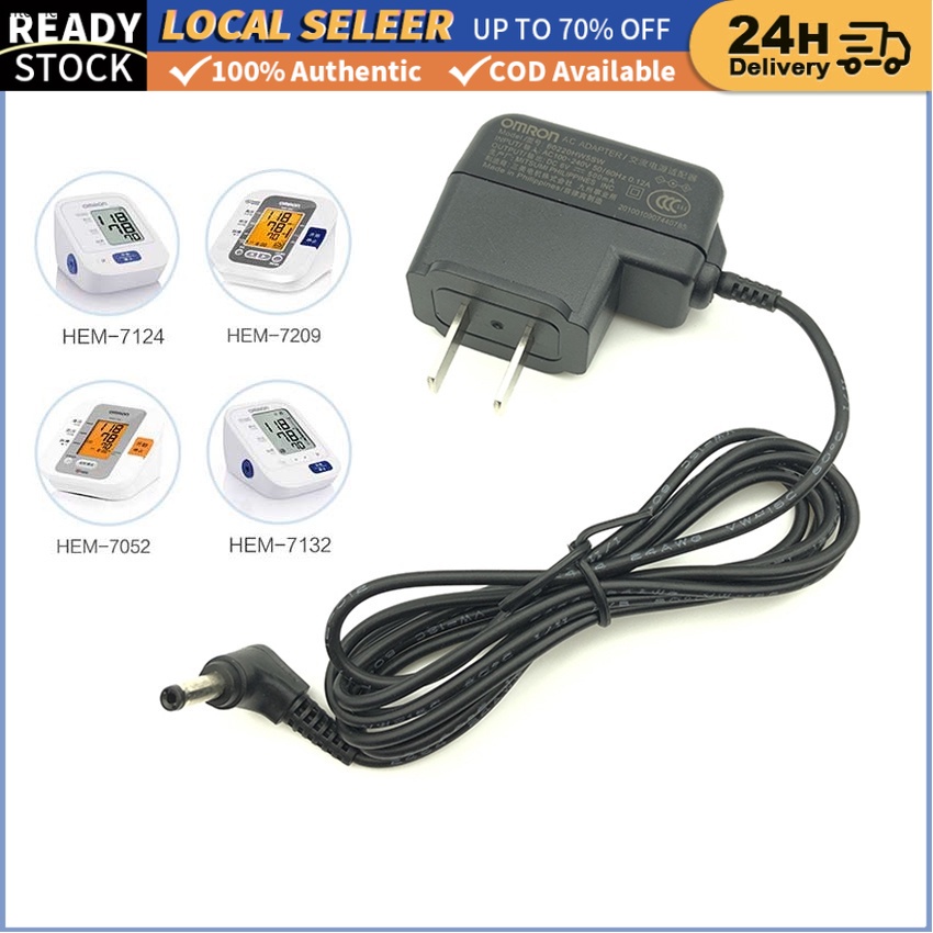 ORIGINAL Power Adapter Omron For Omron Blood Pressure Monitors Shopee