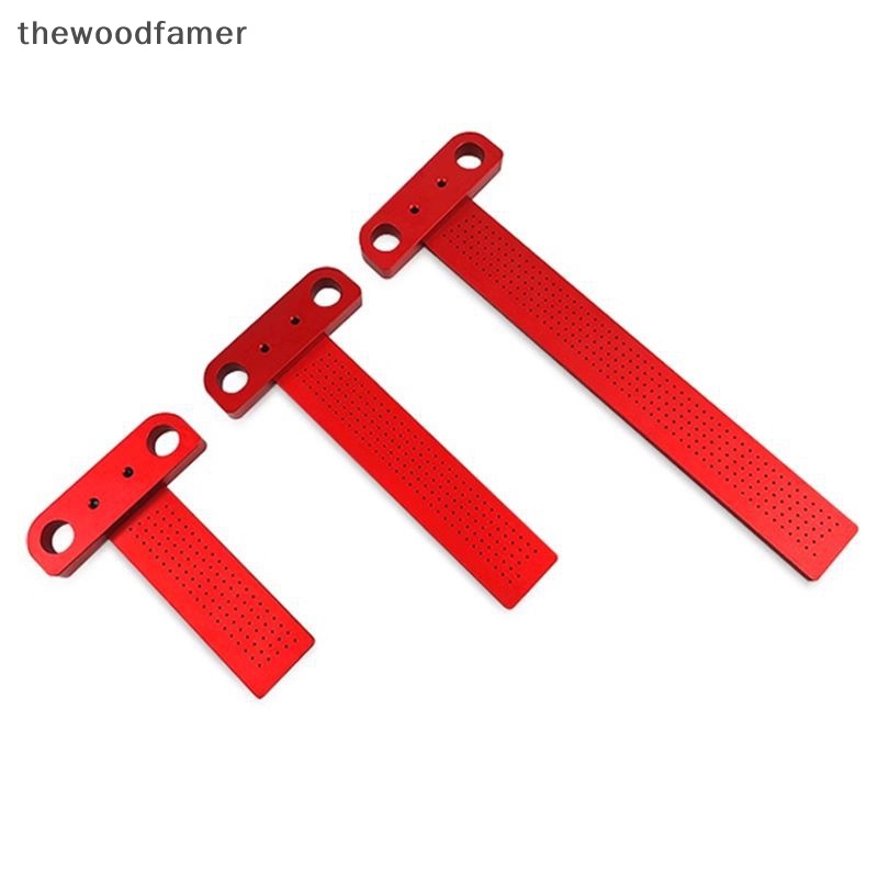 thewoodfamer Precision Square Woodworking T Ruler Measuring Marking ...