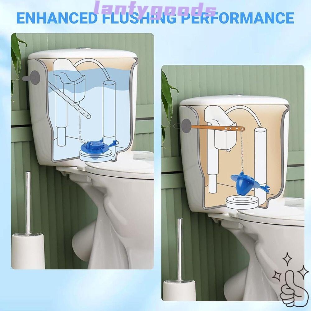 LAN Flush Valve Flapper, Rubber Plug Toilets Tank Water Saving Toilet Flapper, Replacement