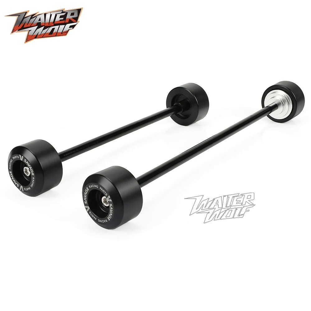 Front Rear Axle Fork Crash Slider For YAMAHA MT09 XSR900 Tracer 9 GT