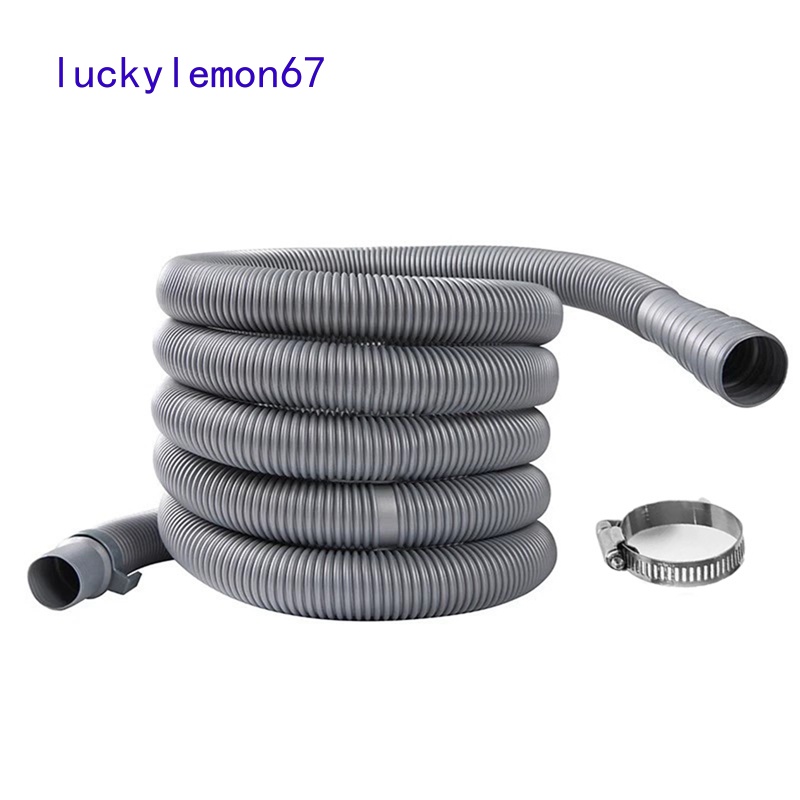 1.5m Wash Machine Dishwasher Drain Extension sink Outlet Drain Flexible