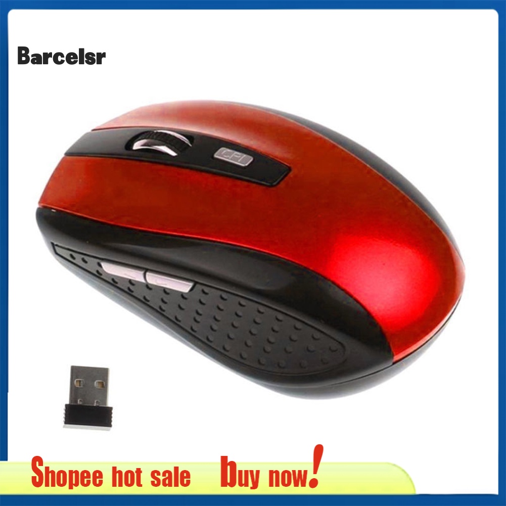 Wireless Gaming Mouse 1200dpi 24ghz Optical Usb Receiver Mice For Pc Laptop Shopee Malaysia 7011