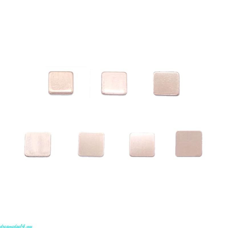 5Pcs 15 * 15MM Copper Sheet Shim Thermal Pad Heatsink Sheet For CPU - View #3