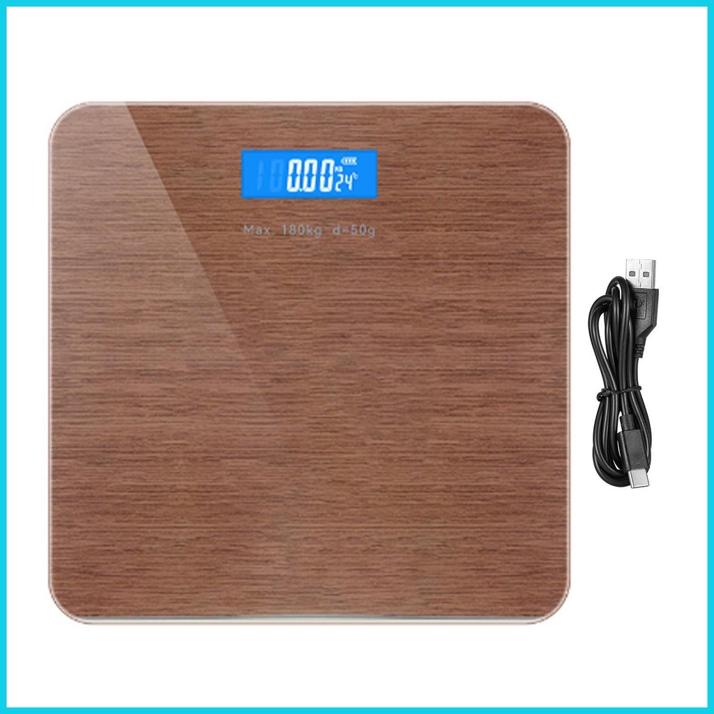 Scale for Body Weight Tempered Glass Digital LED Backlight Display