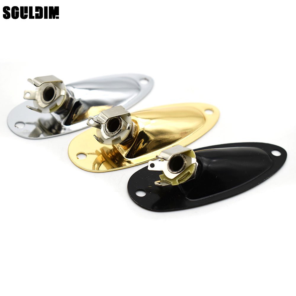 1Pc Boat shape Electric guitar Output Jack 1/4" Guitar Jack 6.35mm