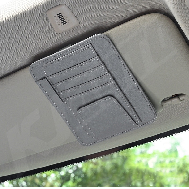 Honda HRV HR-V Leather Car Sun Visor Card Pen Holder Organizer Glasses ...