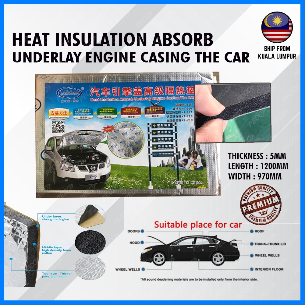 Heat Insulation Absorb Underlay Engine Casing The Car (DS013