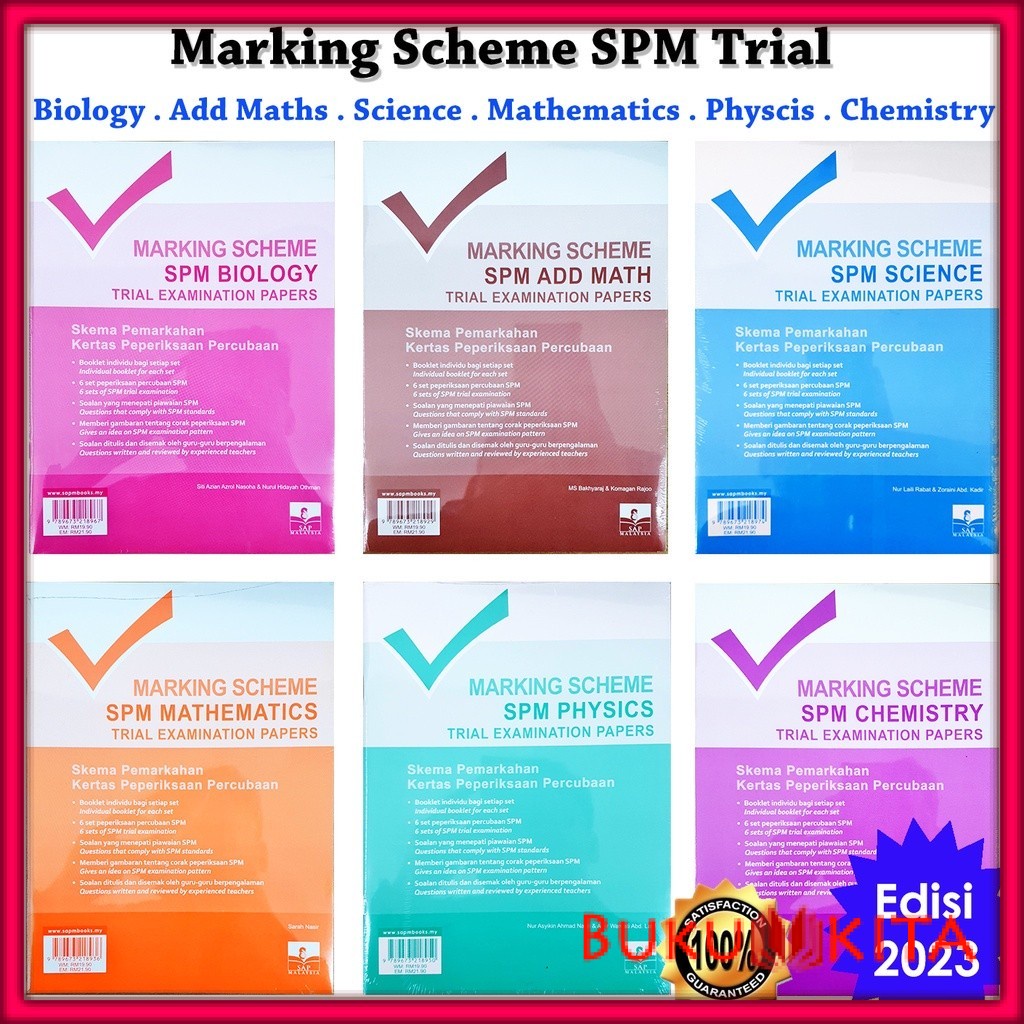 Marking Scheme SPM Trial Examination Paper Edisi 2023 Biology