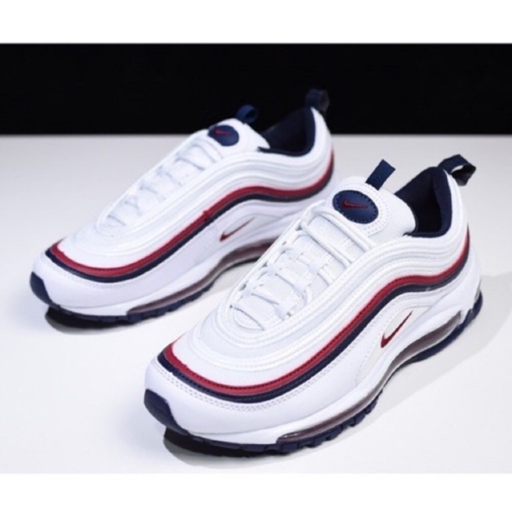 Air max 97 on sale womens white red crush