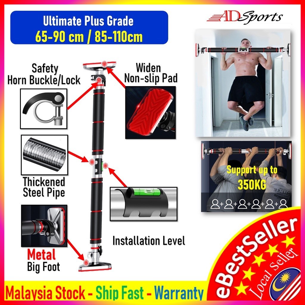 🔥 Door Way Pull Up Bar Push Up Workout Gym Chin Up Bar Doorway Exercise