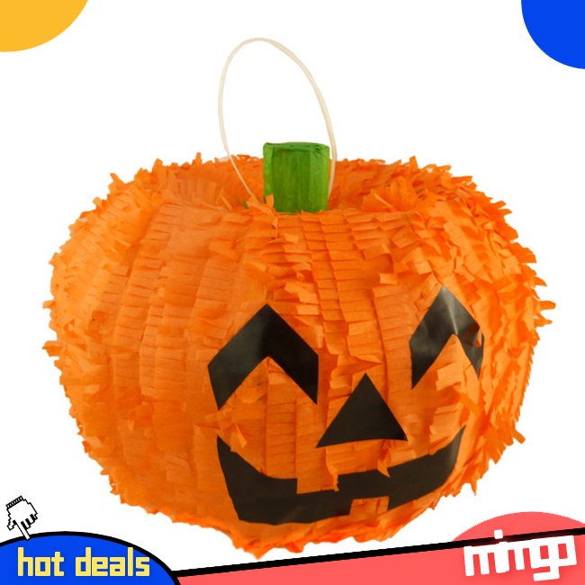 Mimgo Kids Halloween Pinata Interactive Toys 3D Pumpkin Pinata Party