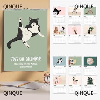 Large Cat Lover's 2024 Planner with Adorable Anime Cat-Themed