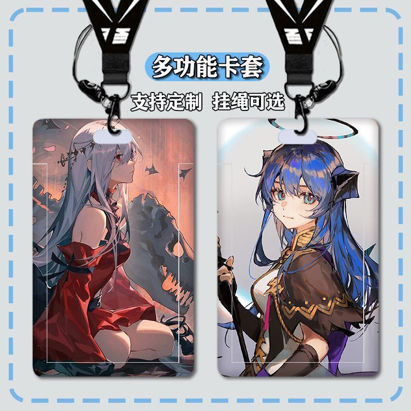 Arknights Kelsey Card Holder Custom Student ID Personal ID Card Case