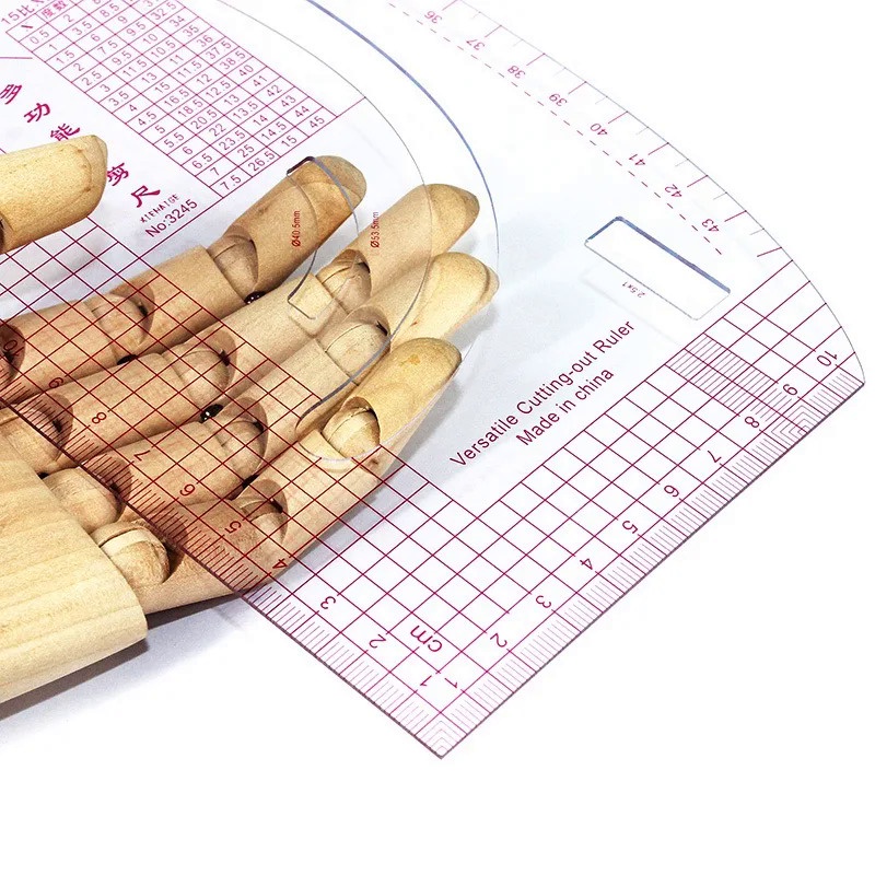 3245 Plastic Transparent French Curve Ruler SplIne Sewing Patchwork ...