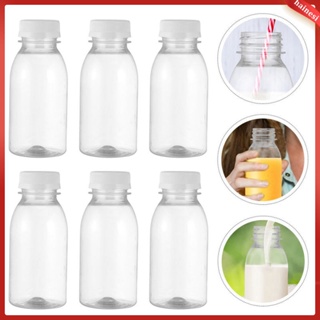 8 Pcs Milk Bottle Tea Holder Small Plastic Mini Portable Fridge Glass Lid