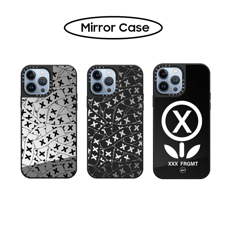 Casetify GOD SELECTION XXX x fragment design Mirror Soft Silicone Case  Cover For iPhone 15 11 12 13 14 Plus Pro Max Casing