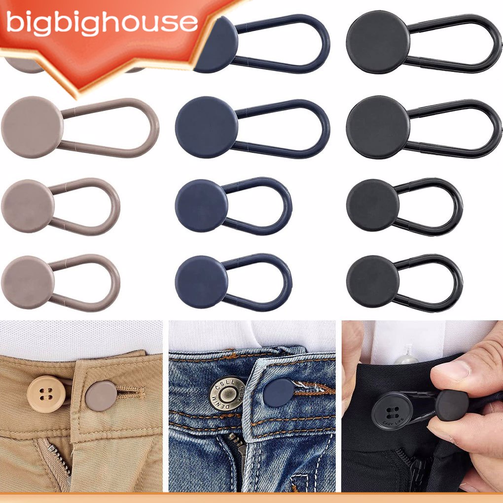 12pcs FlexiFit FlexiButtons Waist Extender For All Jeans Extender ...