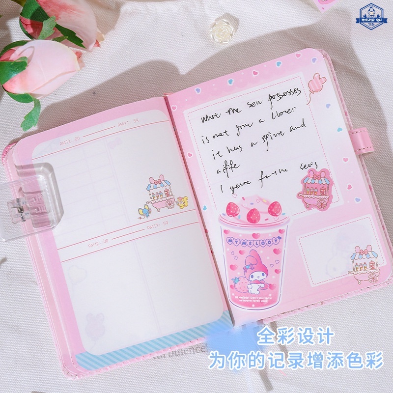 Sanrio Hand Account Diary My Melody Kuromi Notebook Anime Cute Cartoon ...