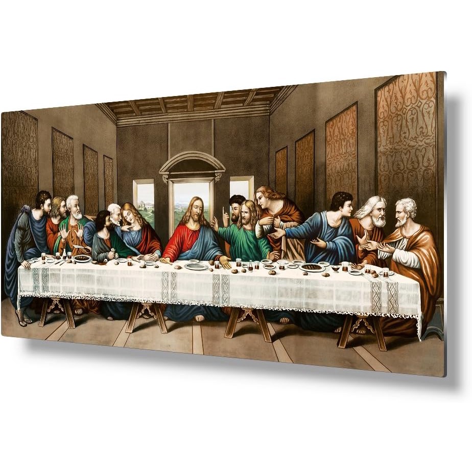 The Last Supper Leonardo Da Vinci Classic Art Reproductions Metal Print ...